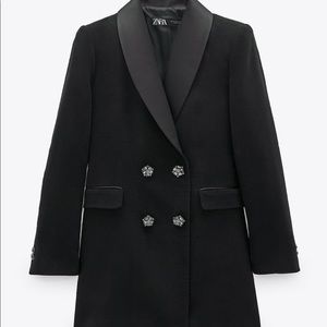 Zara blazer with jewel buttons